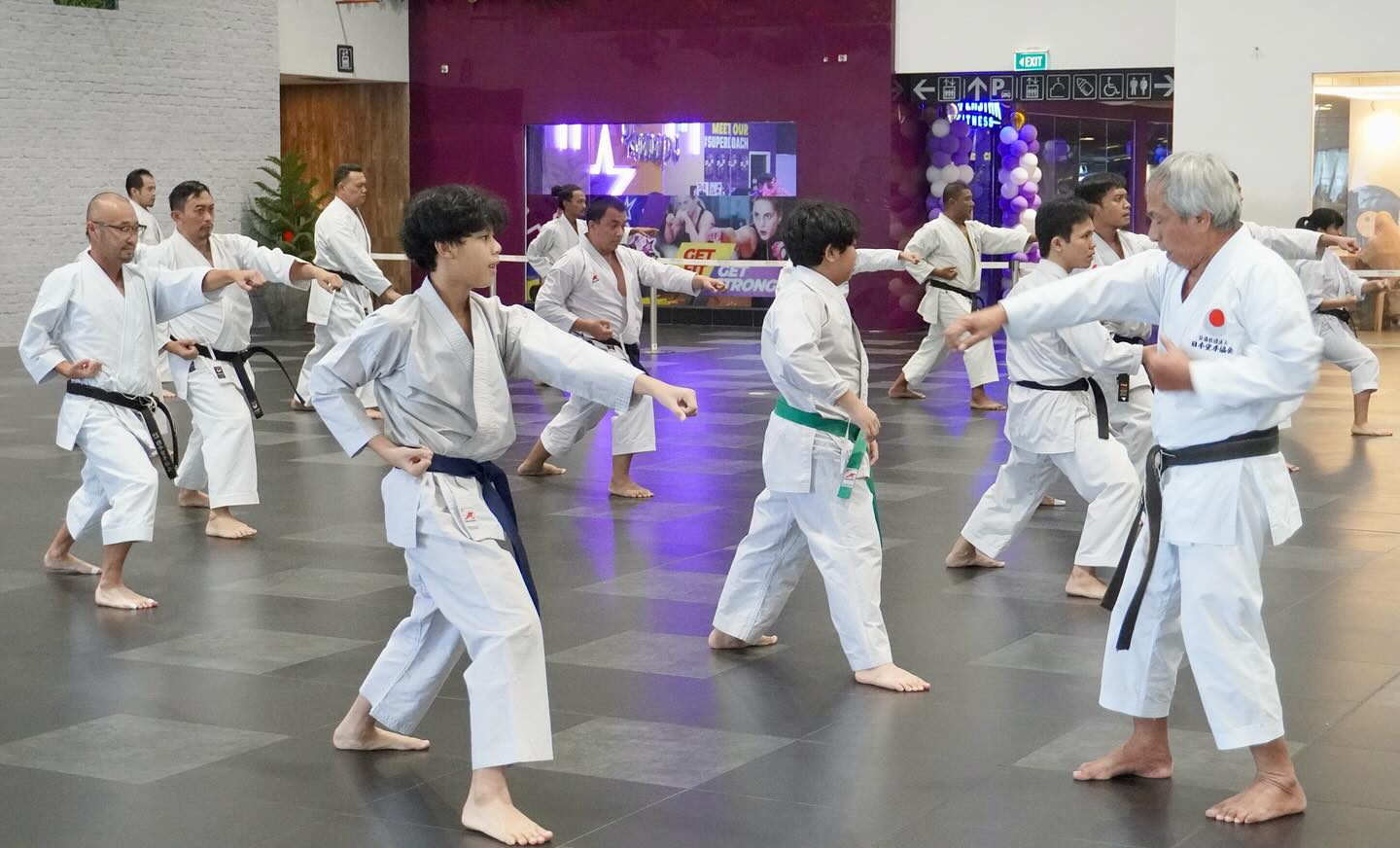 JKA Indonesia karateka training